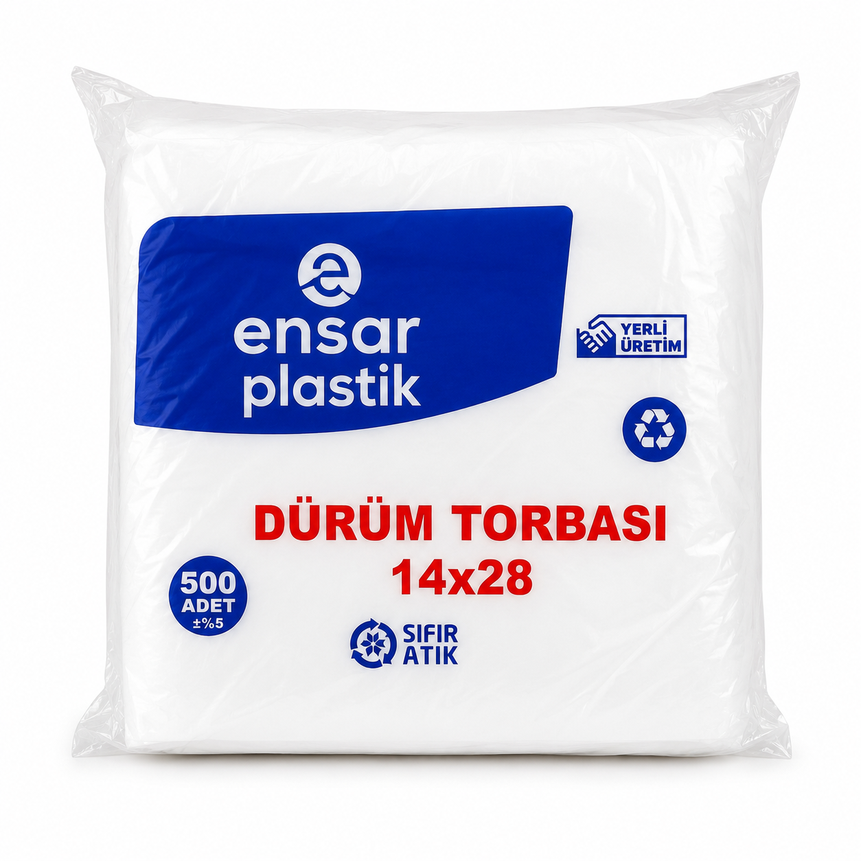 Ensar Plastik Dürüm Torbası 14x28 cm 500 Adet